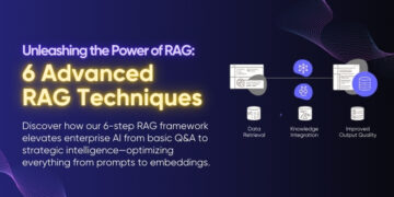 Thumbnail promoting Katonic’s 6 Advanced RAG Techniques framework for enhancing enterprise AI with optimized data retrieval, knowledge integration, and output quality.